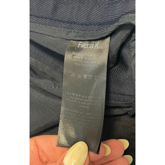 Filippa K Terry Cropped Slim Fit Wool Blend Trousers in Black Men's sz. 48 or M - Picture 8 of 9